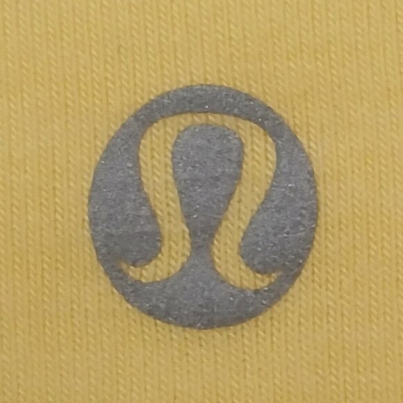 Lululemon Puri Tee Short Sleeve T-Shirt Yellow Sheer Size 6/Small - Picture 6 of 6